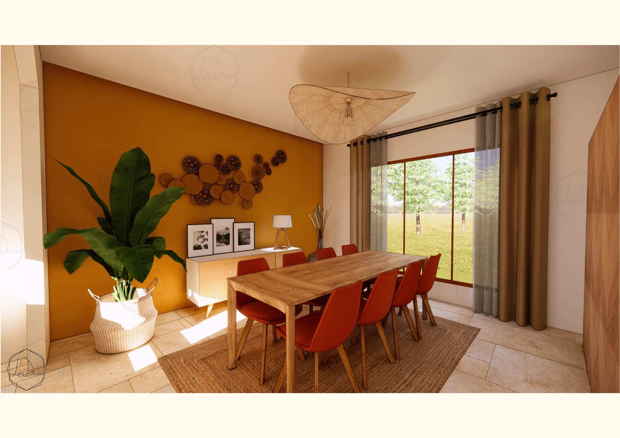 Décoration séjour chaleureux et reposant - LaetiDécore - Wambrechies